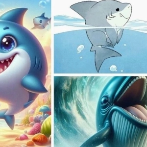 Khám Phá Thế Giới Cá Mập Chibi Đáng Yêu Và Ngộ Nghĩnh