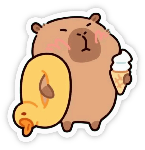 Khám Phá Thế Giới Hình Capybara Chibi Đáng Yêu Cho Bé