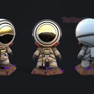 Khám phá thế giới phi hành gia cute chibi: Hình nền độc đáo cho mọi thiết bị