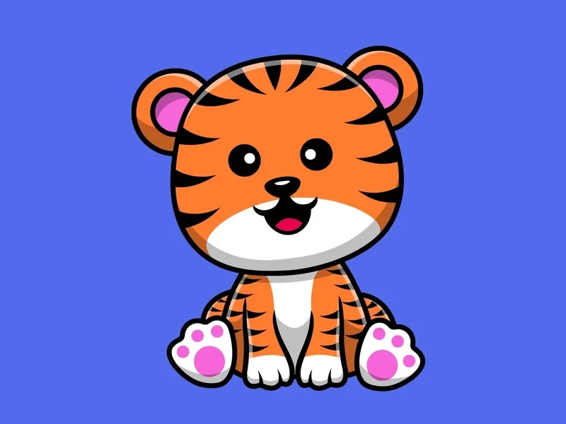 Khám phá vẻ đáng yêu của hổ chibi cute ngay hôm nay