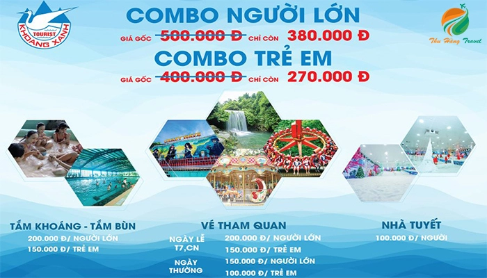 Khoang xanh suối tiên giá vé được nhiều người quan tâm hiện nay