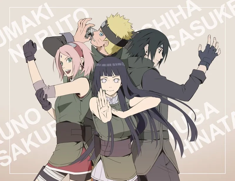 Khoảnh khắc đỉnh cao của Hinata Naruto Sakura Sasuke