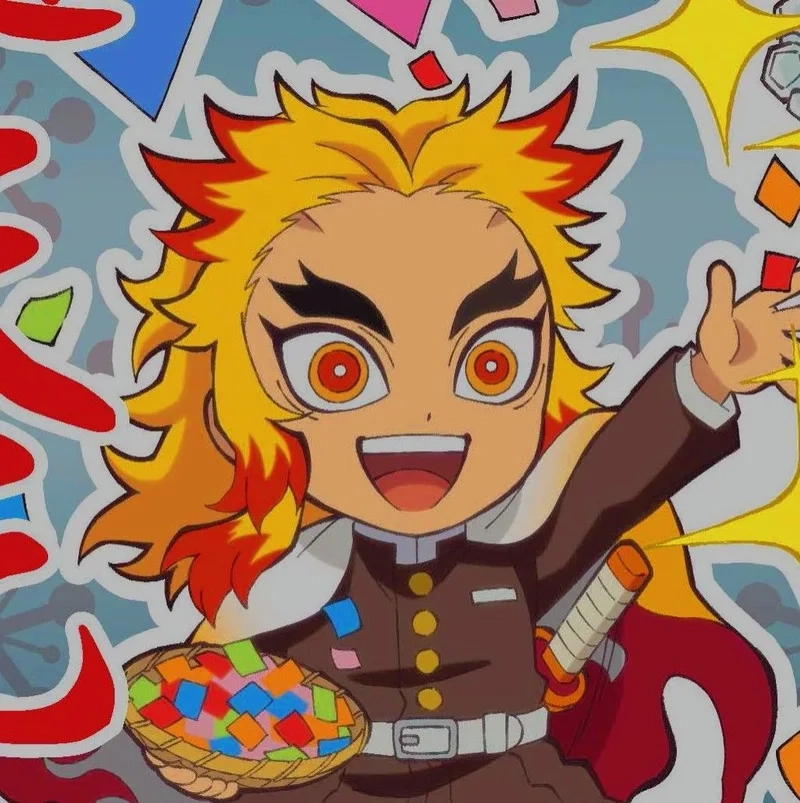Không khí lễ hội cùng rengoku chibi christmas siêu đáng yêu