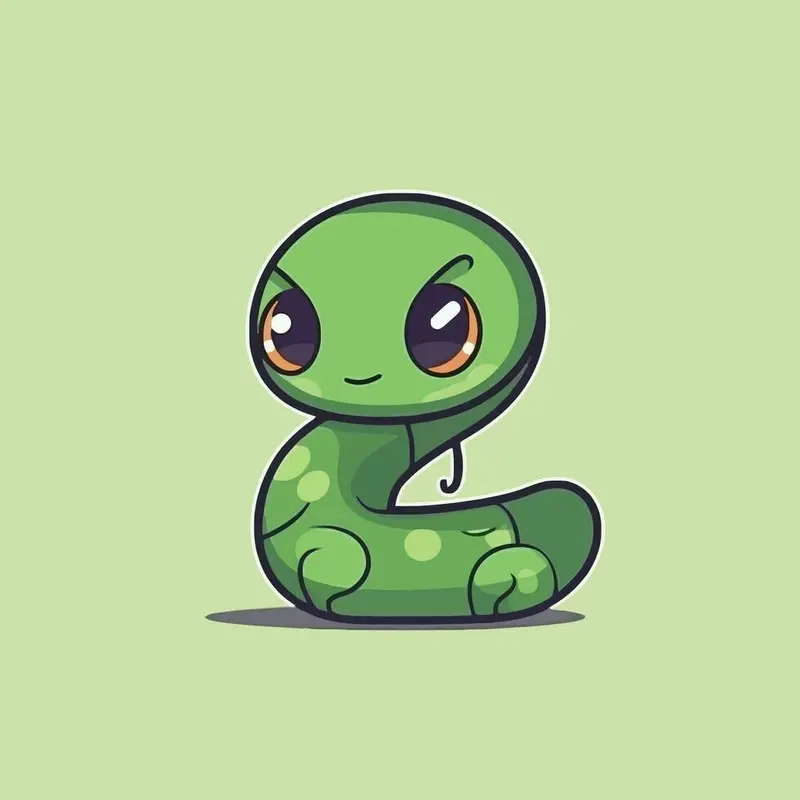 Không thể bỏ qua con rắn chibi dễ thương này