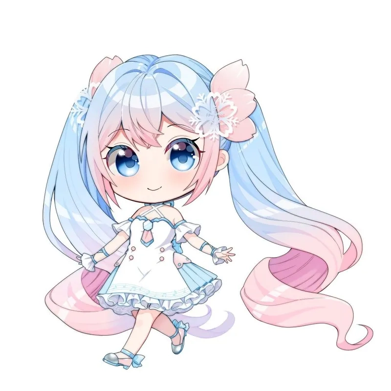 Không thể rời mắt khỏi ảnh anime chi bi cute độc đáo