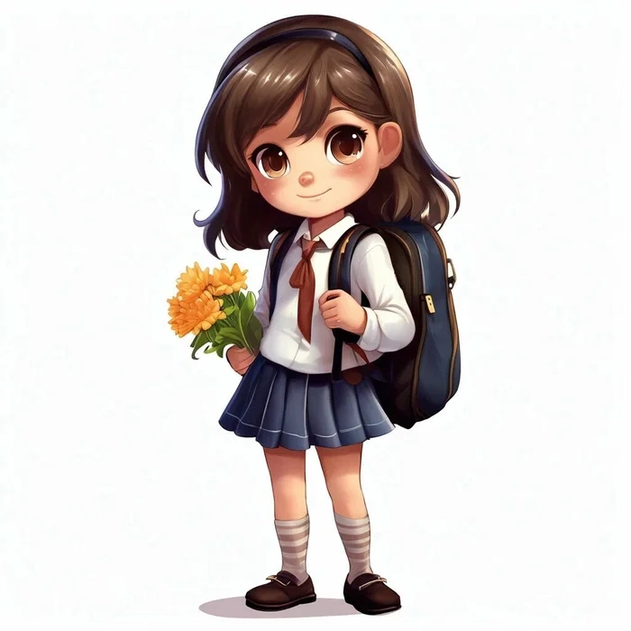 Không thể rời mắt khỏi hình ảnh học sinh chibi nữ