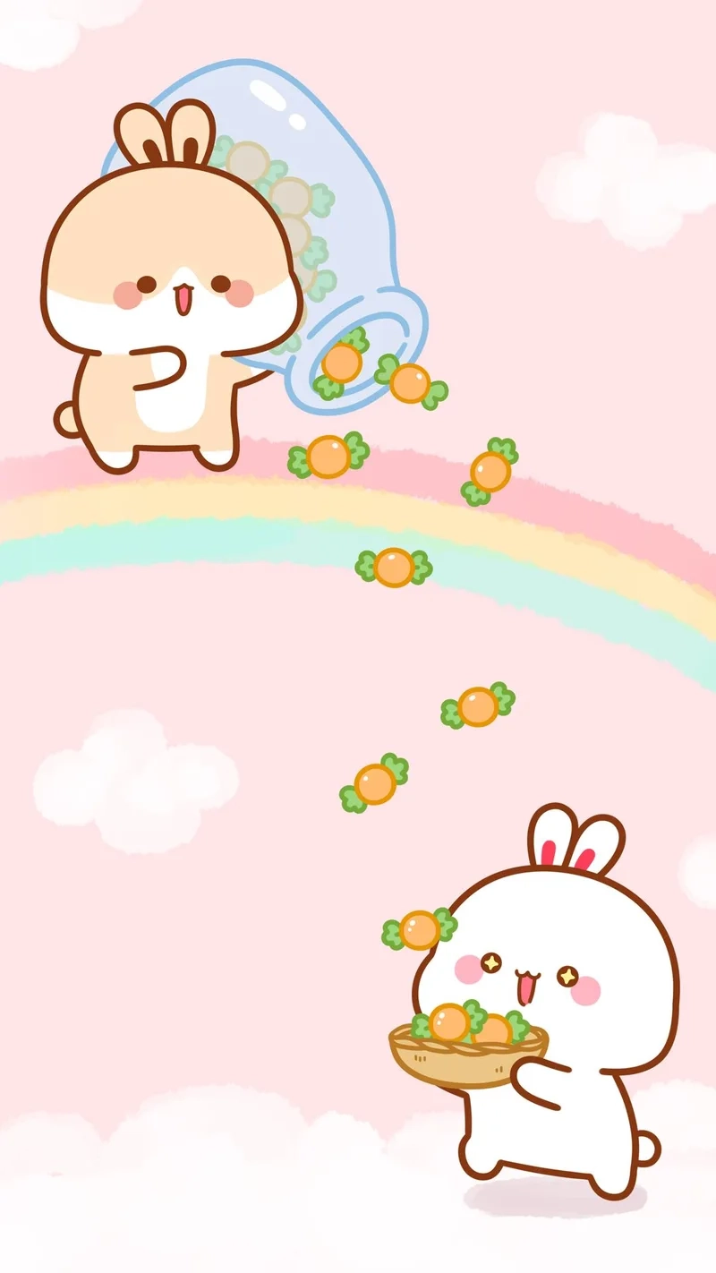 Không thể rời mắt khỏi những chiếc chibi cute thỏ cute đáng yêu này