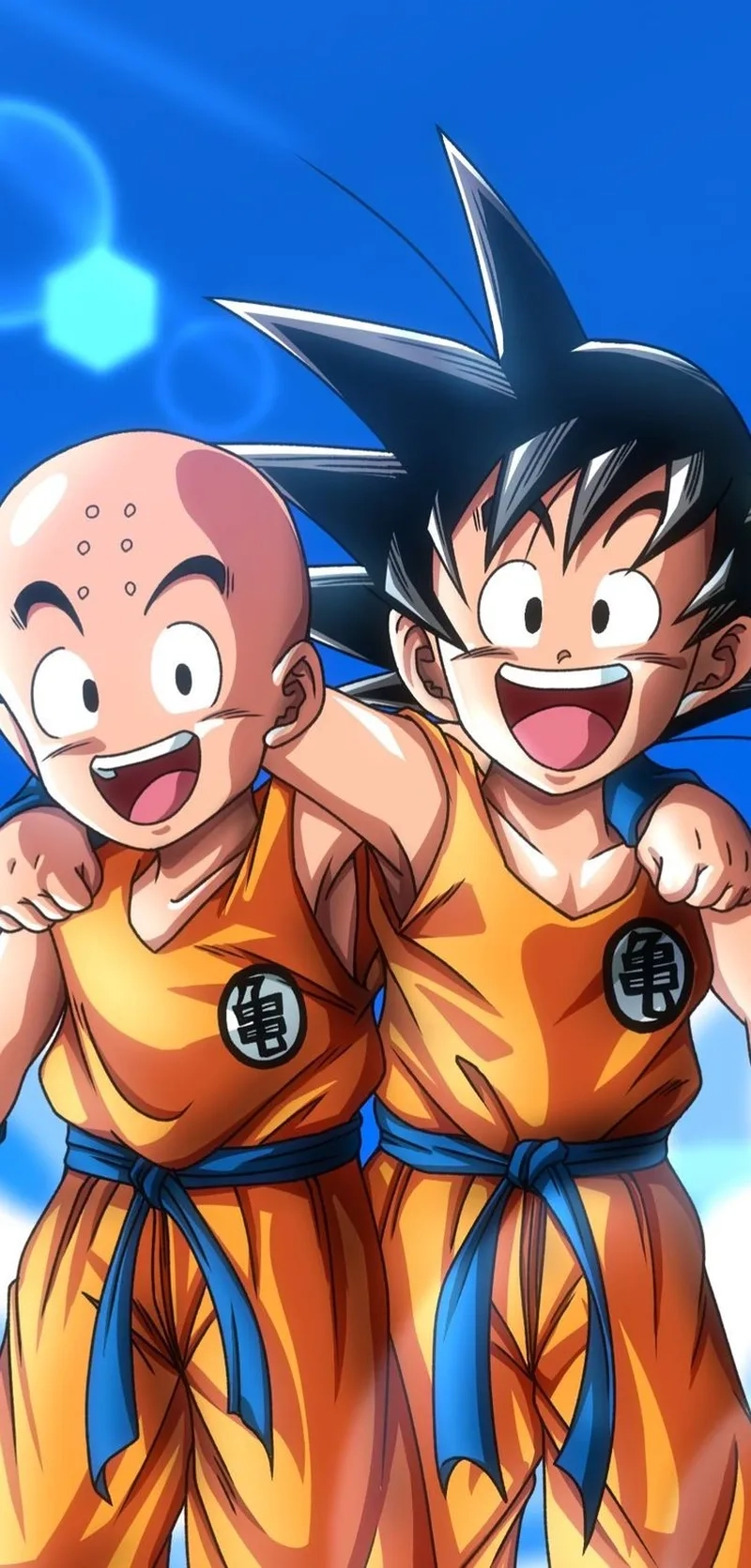 Krillin Goku liệu có thể cùng nhau vượt qua mọi thử thách.