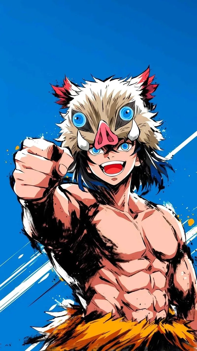 Lộ diện Inosuke Demon Slayer real face gây bất ngờ