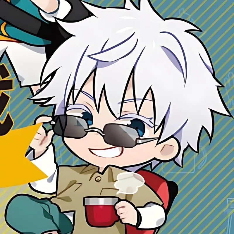 Loạt ảnh gojo chibi cute dễ thương siêu cấp đáng yêu