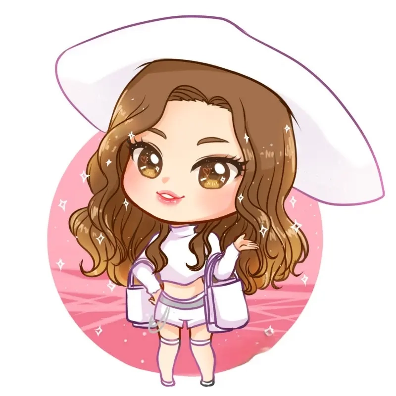 Loạt ảnh jennie black pink chibi khiến fan không thể ngừng ngắm