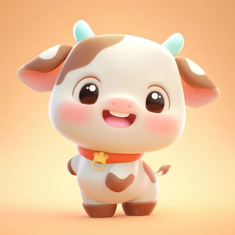Loạt bò chibi hoạt hình dễ thương khiến bạn mê mẩn