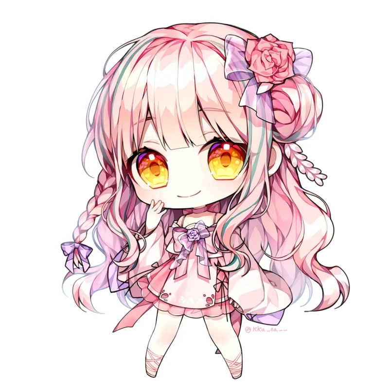 Loạt hình ảnh chibi ngầu nữ khiến bạn không thể rời mắt