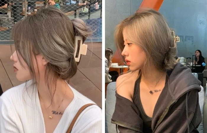 Lột xác thời thượng bằng nhuộm màu rêu vàng
