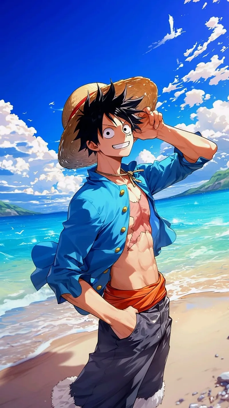 Luffy ảnh chất ngầu mạnh mẽ cuốn hút cực đỉnh