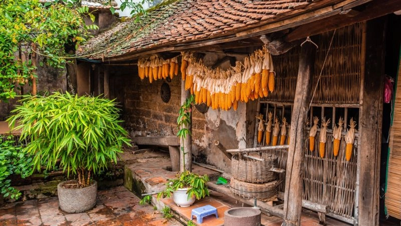 Lưu giữ ký ức qua ảnh làng cổ đường lâm thân quen