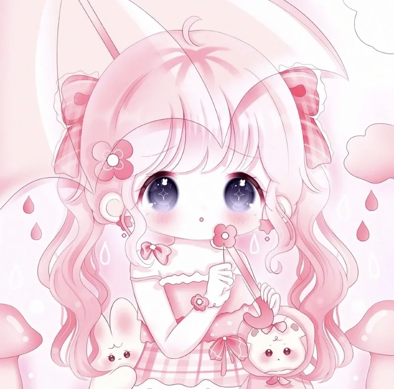 Lưu ngay avatar ảnh chibi cute đáng yêu từng centimet