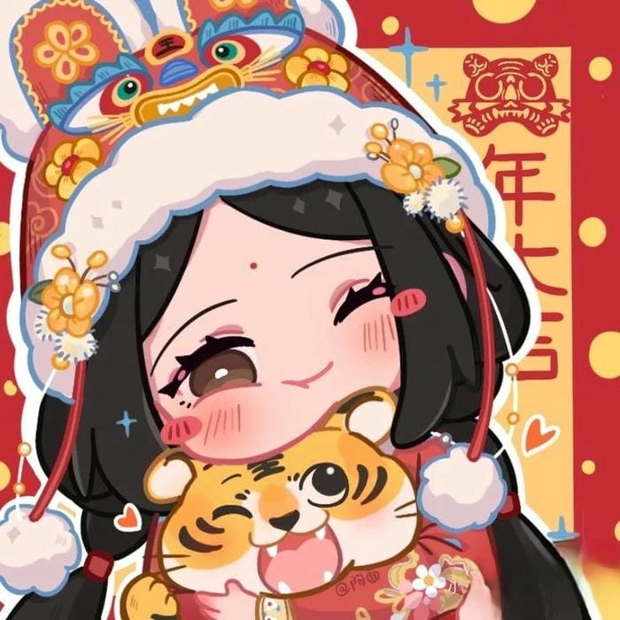 Lưu ngay bộ hình ảnh chibi tết đẹp từng pixel