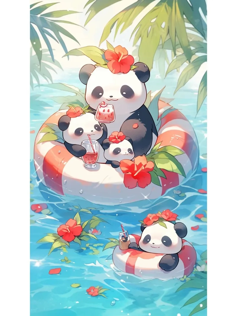 Lưu ngay bộ hình ảnh gấu trúc chibi dễ thương nhất
