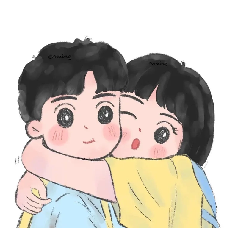 Lưu ngay những khoảnh khắc cặp chibi tình cảm cực dễ thương