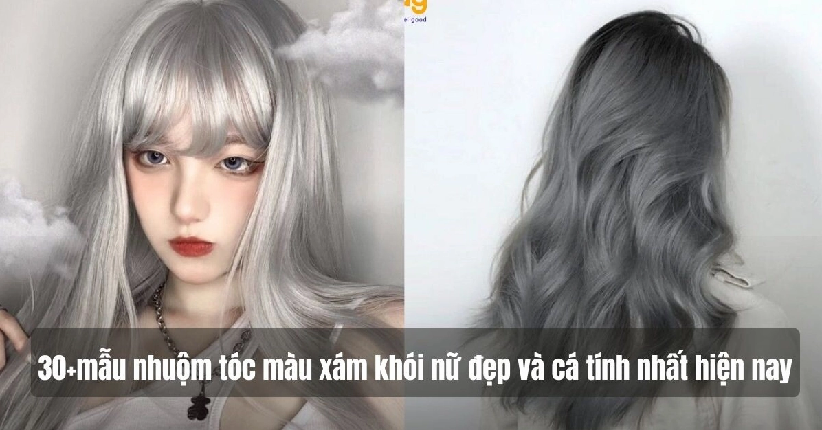 Màu Bạch Kim Xám Khói: Xu Hướng Tóc Nhuộm Đỉnh Cao 2026