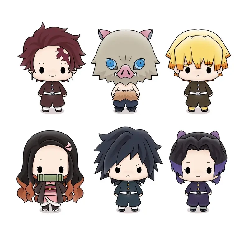 Mẫu hình lưỡi gươm diệt quỷ chibi cực kỳ ấn tượng cho dân mê kiếm