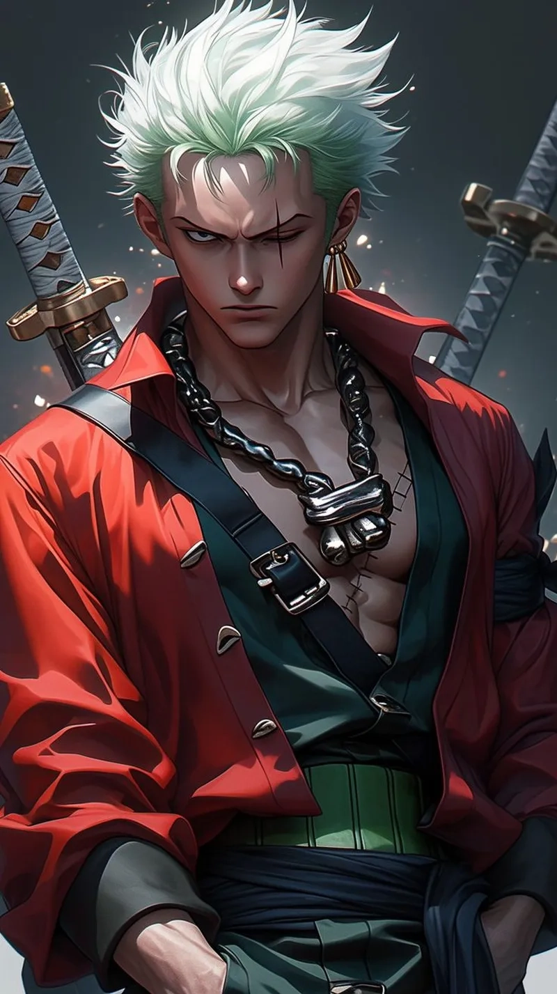 Mẫu mô hình Zoro 3D sống động như thật