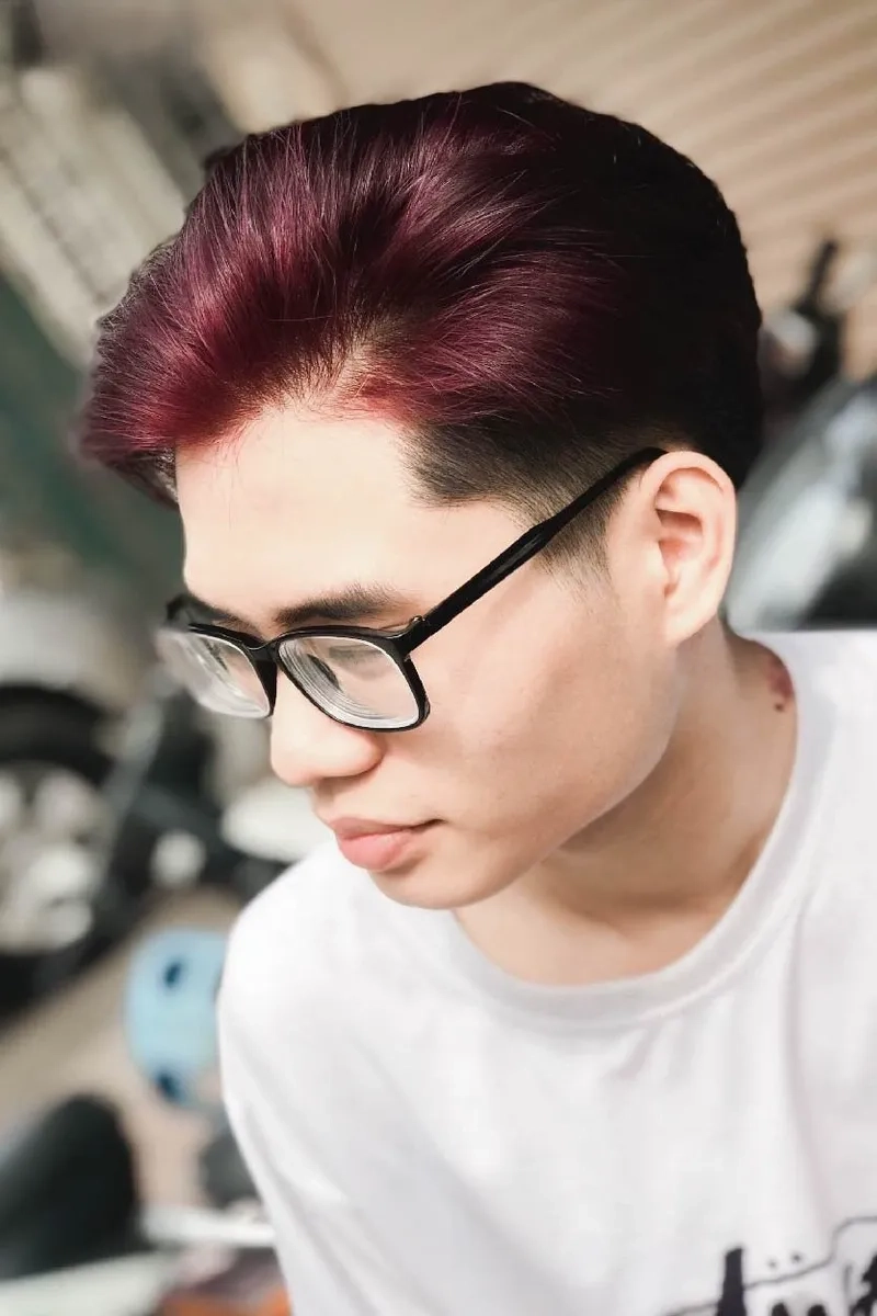 Màu tím đỏ nam tone màu sang trọng dành cho các quý ông
