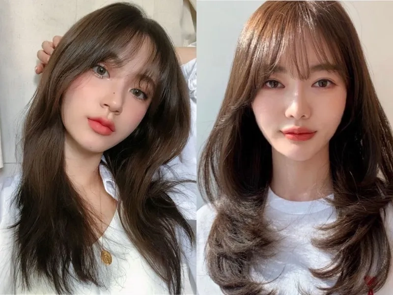 Màu tóc đẹp sáng da đẹp không cần makeup