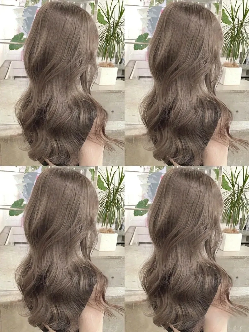 Màu tóc nâu rêu hot trend được giới trẻ yêu thích
