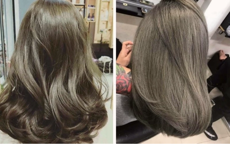 Màu tóc rêu khói thời thượng, phá cách nhưng không quá chói