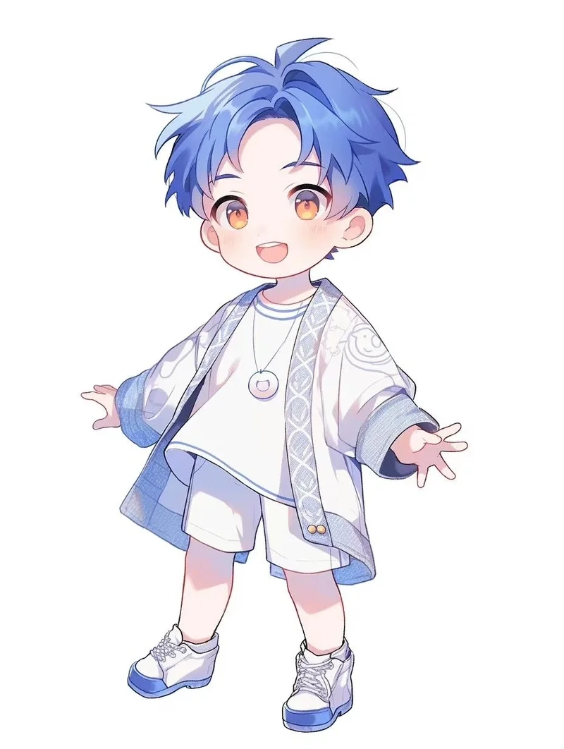 Mê anime thì không thể bỏ qua bộ hình nền anime nam chibi siêu hot