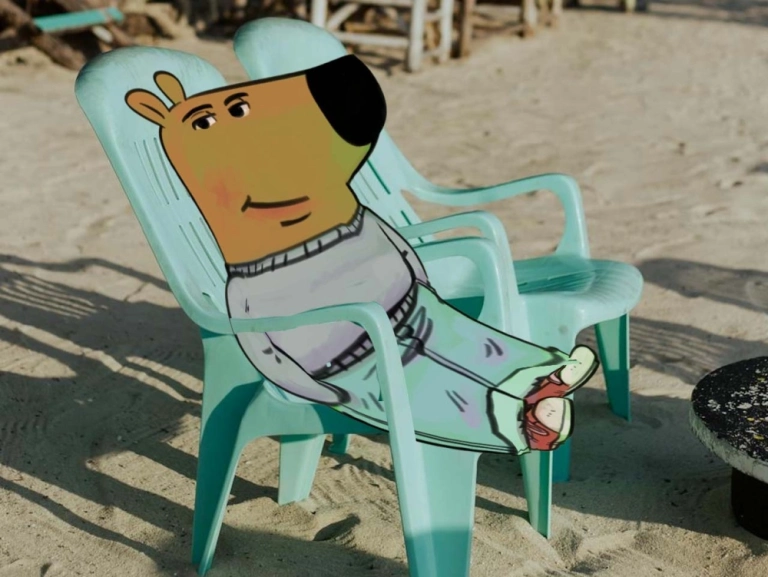 Meme chill guy bùng nổ thư giãn qua bộ ảnh nghệ thuật mới