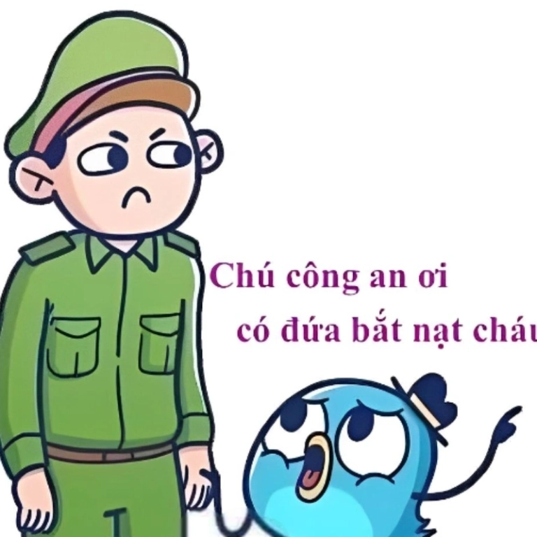 Ảnh công an meme bùng nổ hài hước qua bộ ảnh nghệ thuật