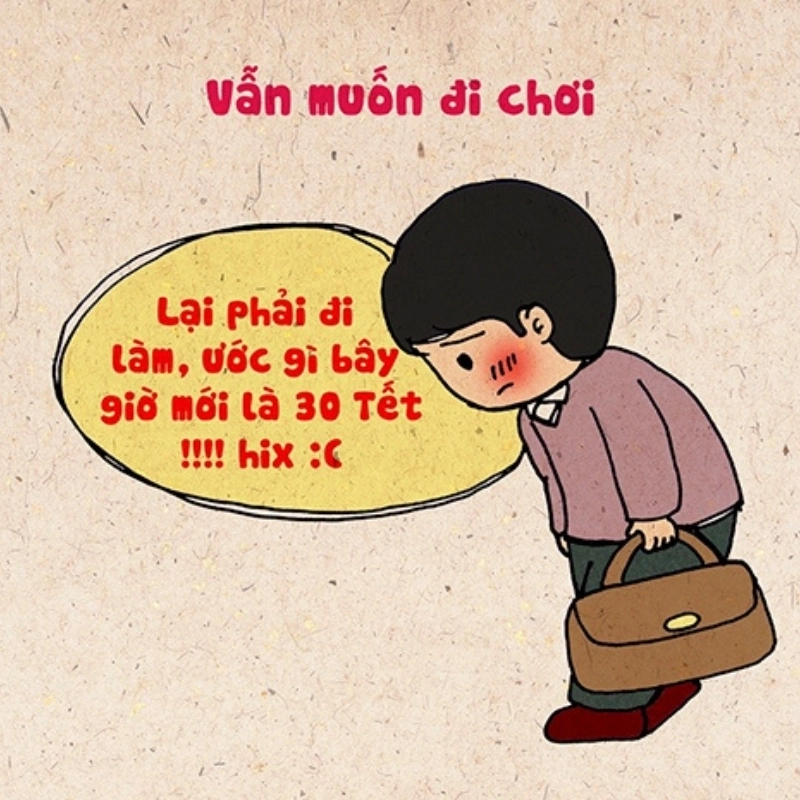 Meme đi làm sau tết hài hước cho ngày đầu năm mới