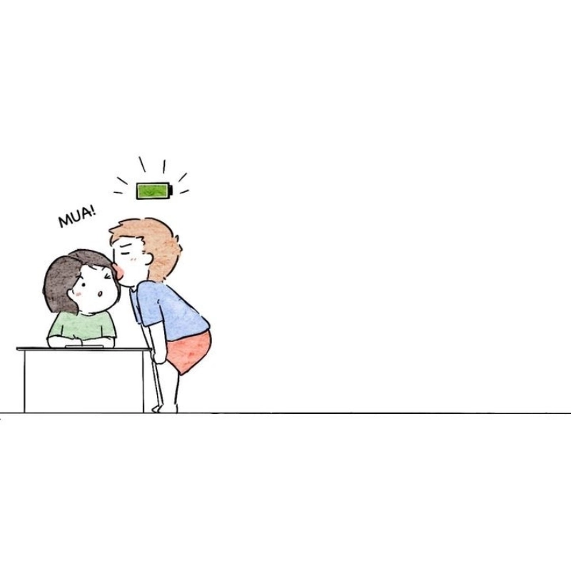 Hình ảnh meme dễ thương có thể thay bạn gửi gắm tình cảm và niềm vui đến người khác.