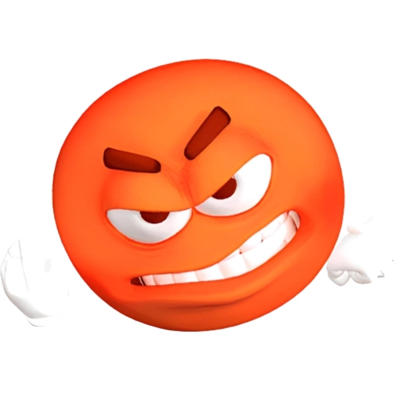 Meme tức giận icon đơn giản mà thể hiện hết nỗi lòng