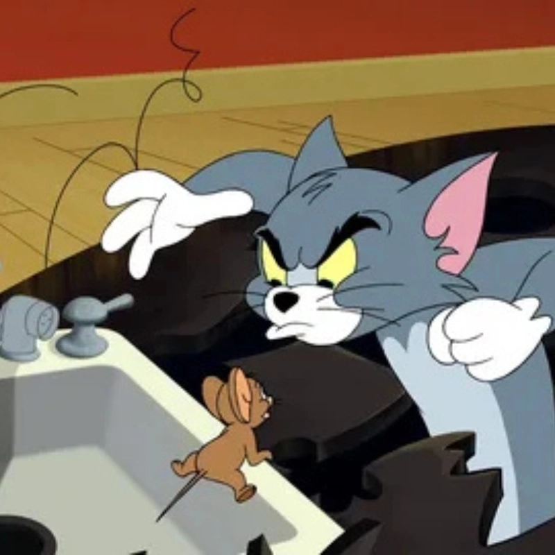 Mèo tom và jerry meme dễ thương nhưng cực kỳ lầy lội