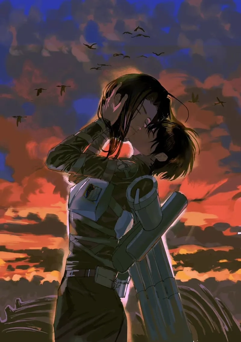 Mikasa x Eren kiss luôn làm cho người hâm mộ không thể ngừng suy nghĩ về tình yêu của họ