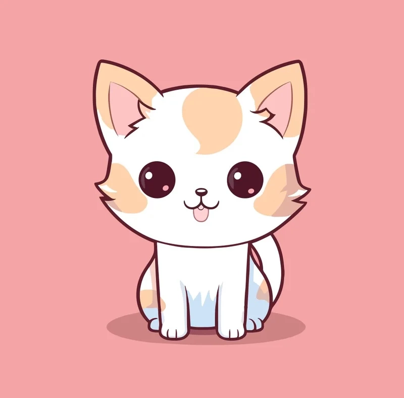 Mỗi ngày tươi sáng hơn với con mèo chibi cute