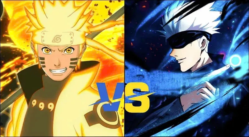 Naruto vs Gojo cuộc chiến giữa hai huyền thoại
