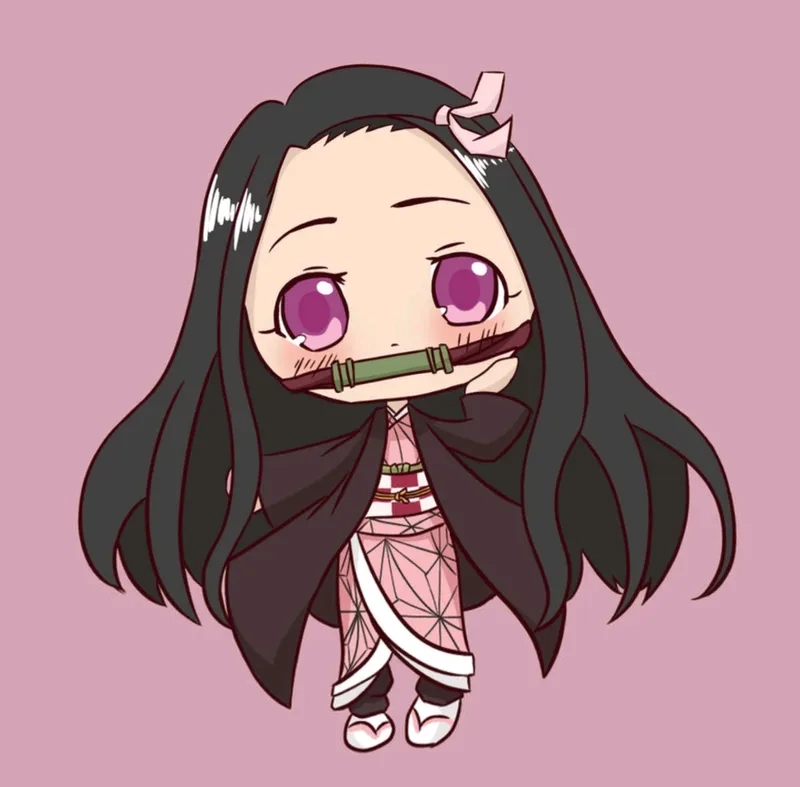 Nezuko cute chibi sẽ là hình ảnh yêu thích trong bộ sưu tập của bạn