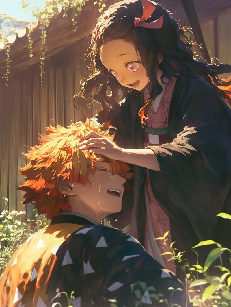 Nezuko x Zenitsu truyện tranh lãng mạn và dễ thương