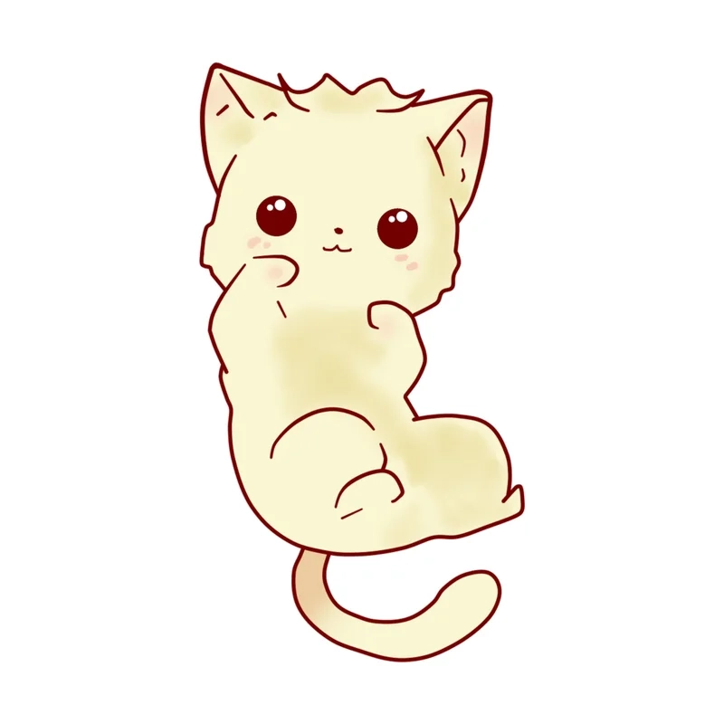 Ngắm hình ảnh con mèo chibi cute là thấy vui cả ngày