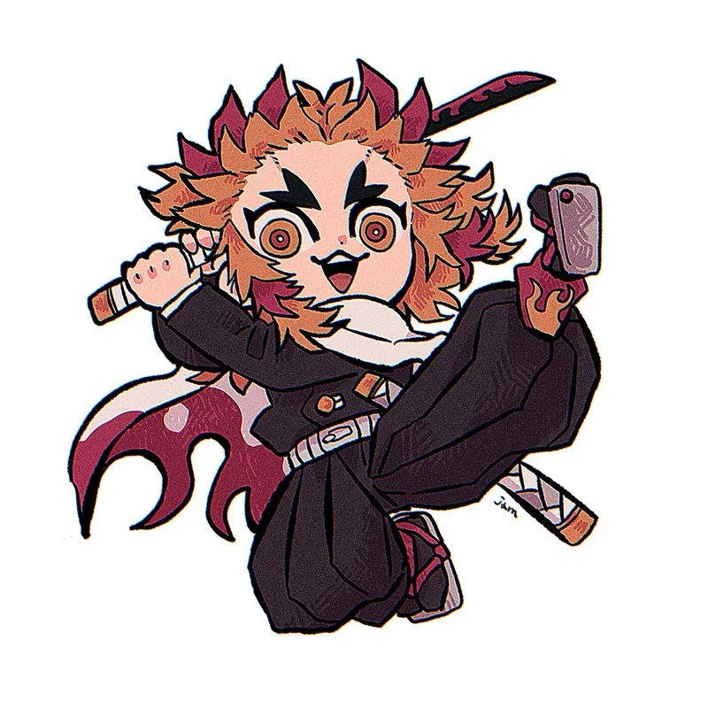 Ngắm nhìn cute rengoku chibi khiến trái tim bạn rung rinh