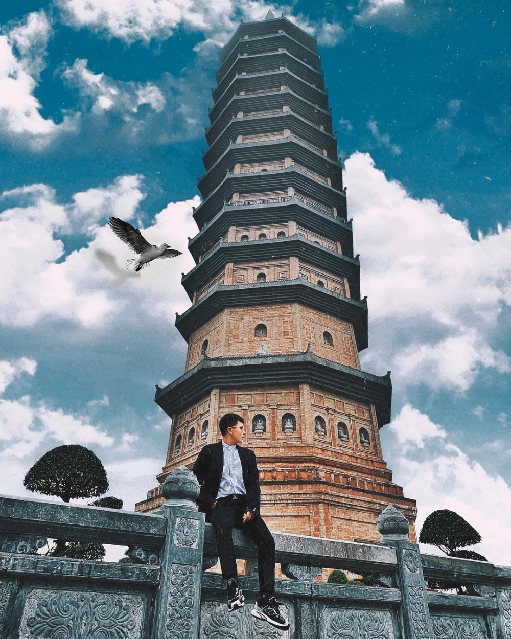 Ngắm nhìn hình ảnh Chùa Bái Đính với vẻ đẹp hùng vĩ và thiêng liêng