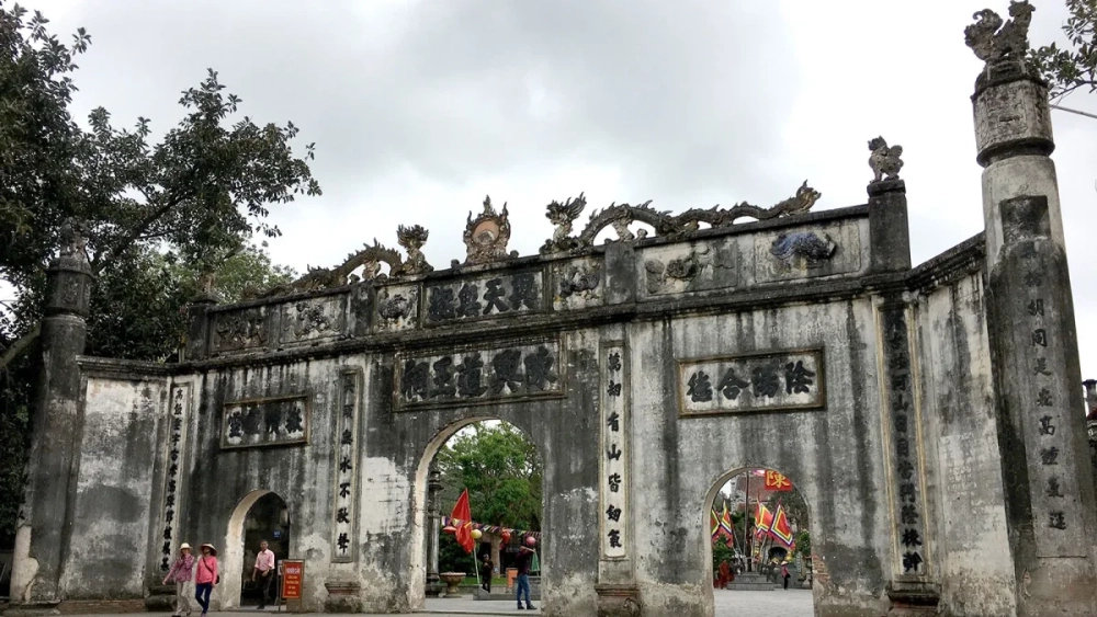 Ngắm nhìn hình ảnh của đền Kiếp Bạc cổ kính