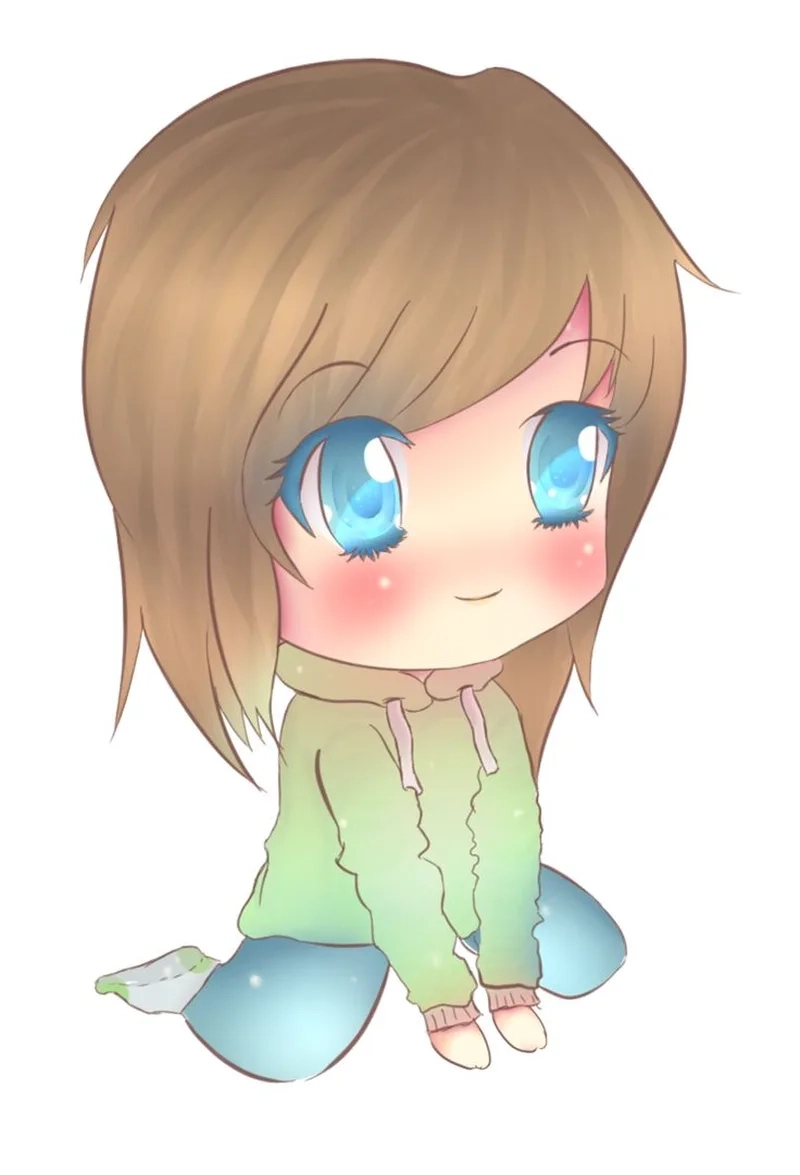 Ngắm nhìn hình anime nữ chibi đẹp mê ly
