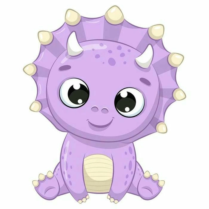 Ngắm nhìn vẽ khủng long chibi độc đáo với từng nét vẽ