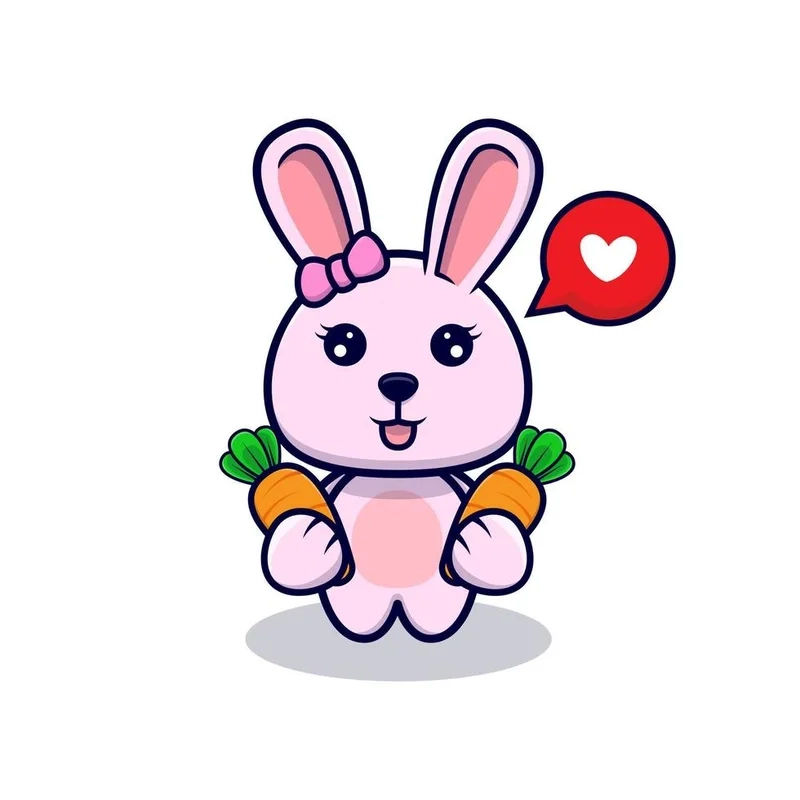Ngất ngây với girl anime chibi thỏ cute vừa đẹp vừa dễ thương